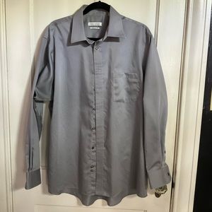 JOSEPH ABBOUD‎ Grey Dress Shirt. 17 34-35